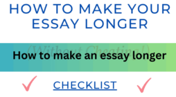 How to make an essay longer