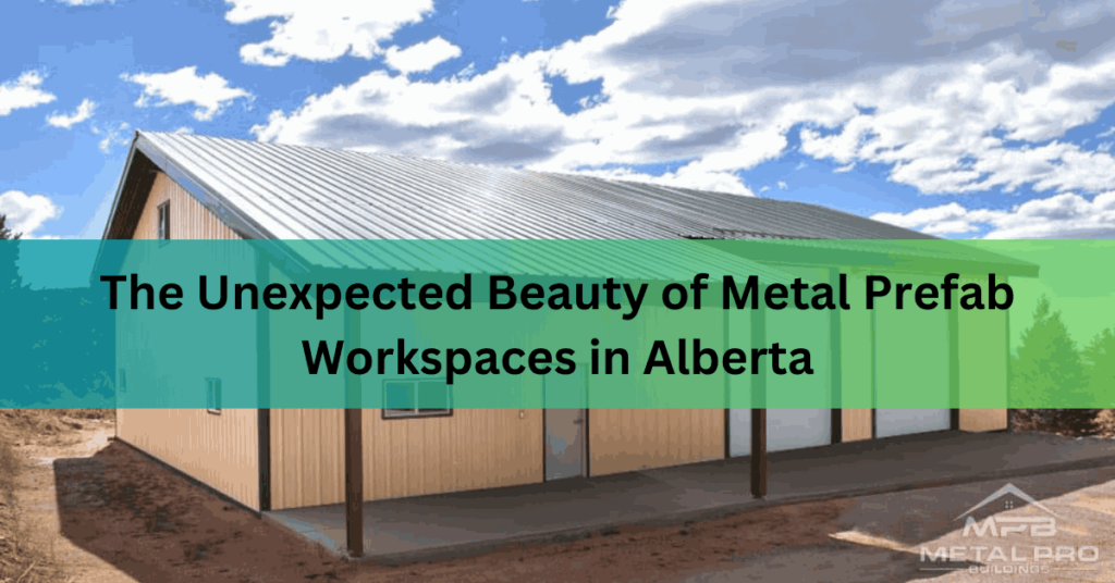 The Unexpected Beauty of Metal Prefab Workspaces in Alberta